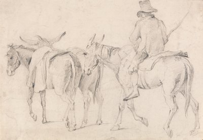 Fermier avec des mules - Unbekannt Unbekannt